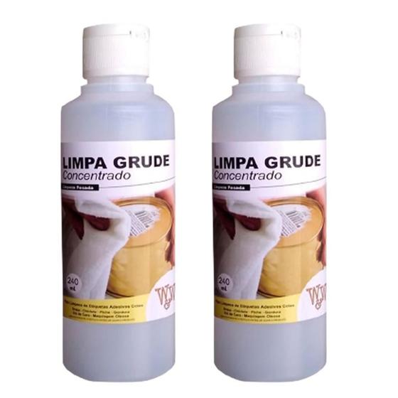 Imagem de Tira Grude Removedor Kit Com 2 Remove Sujeira Cola Chiclete