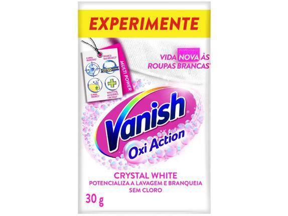 Imagem de Tira Mancha Vanish Gold Oxi Action Cristal White 30g - Sachê Tira Manchas Branqueador