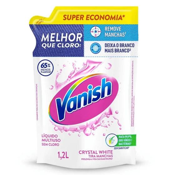 Imagem de Tira Manchas Crystal White Refil Vanish 1,2L