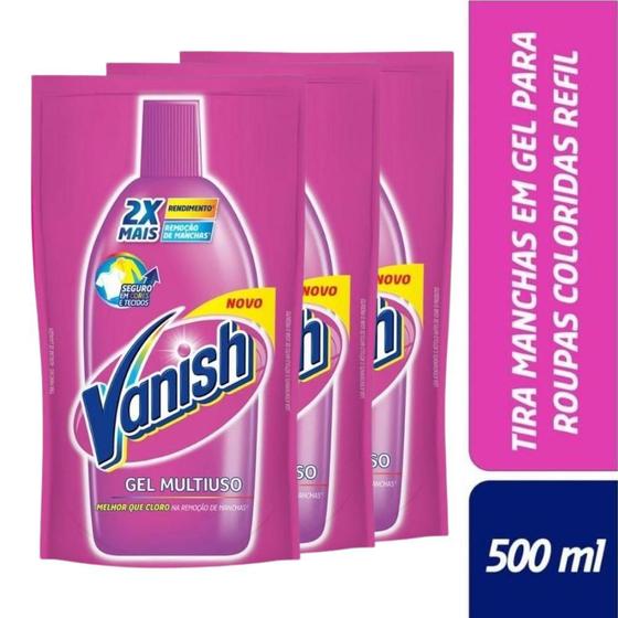 Imagem de Tira Manchas Gel Multiuso Vanish Sachê Sem Cloro 500Ml Ref