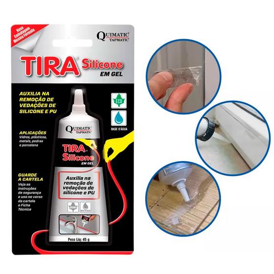 Imagem de Tira Silicone À Base Dágua (45g) - Removedor De Silicone