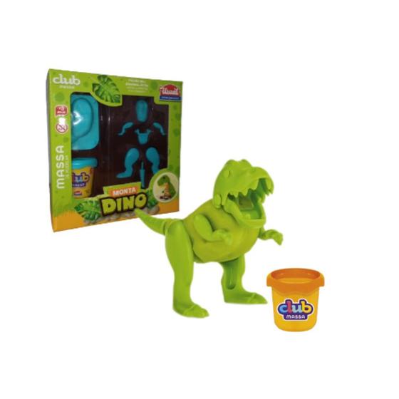 Imagem de Tiranossauro Rex Monta Dino Brinquedo Club Massa Acessórios