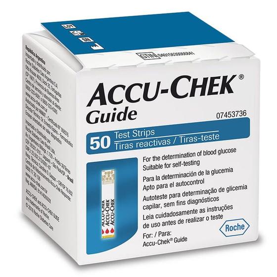 Imagem de Tiras de Glicemia Accu-Chek Guide com 50 unidades