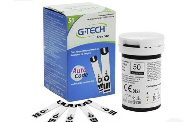 Imagem de Tiras Glicose G-Tech Lite com 50 Unidades