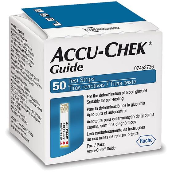 Imagem de Tiras Reagentes Accu-Chek Guide - 50 tiras