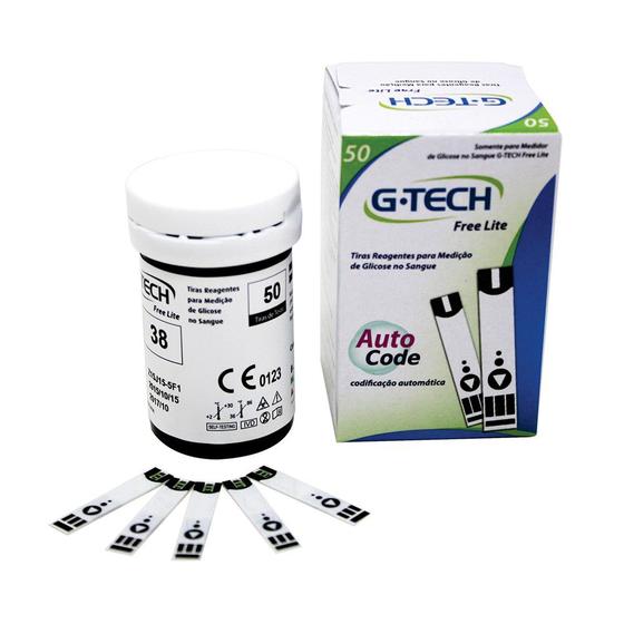 Imagem de Tiras Reagentes G-Tech Free lite 50 unidades