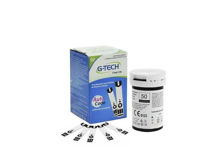 Imagem de Tiras Reagentes Lite Embalagem com 50 unidades - G-Tech