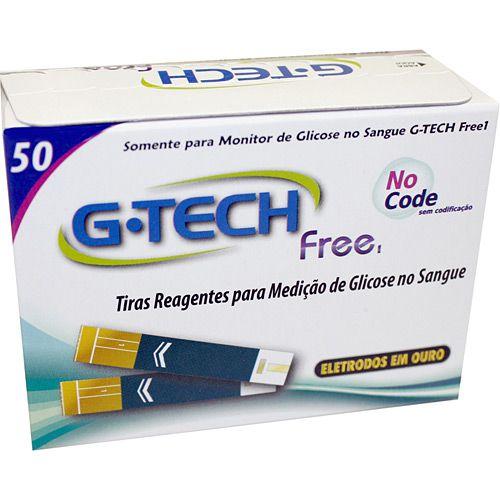 Imagem de Tiras Reagentes Para Medição De Glicose Caixa 50 Unid G-Tech