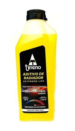 Tirreno - Aditivo para Radiador Pronto Uso Orgânico Global Amarelo 1L Menor preço em Tirreno - Aditivo para Radiador Pronto Uso Orgânico Global Amarelo 1L