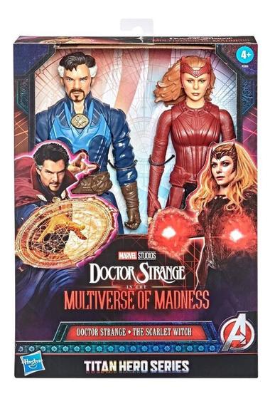 Imagem de Titan Hero Doctor Strange E Scarlet Witch Hasbro F3354