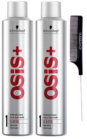 Imagem de Título do produto fornecido: Schwarzkopf OSIS + ELASTIC Finish 1 Spray de cabelo flexível de fixação