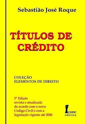 Imagem de Títulos de Crédito - 03Ed/06 Sortido