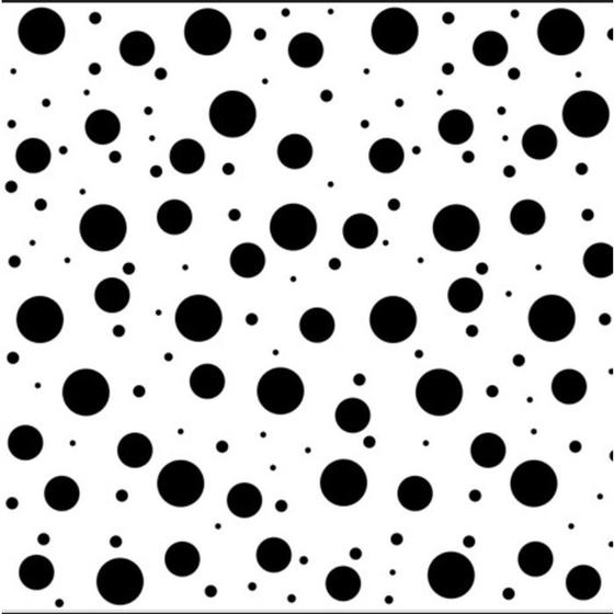 Imagem de Tnt estampado bolas sortidas preta 1,40 m x 25 m