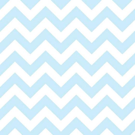 Imagem de Tnt Estampado - Chevron Azul Bebe/Branco cod.60570