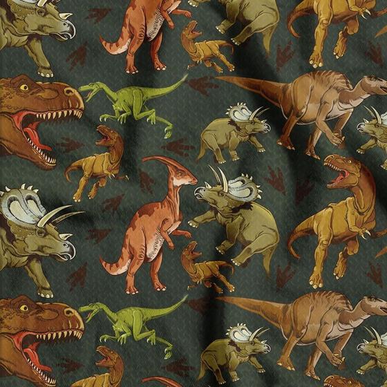 Imagem de TNT Estampado Dinossauro 1,40M 40G - Rolo com 25 Metros