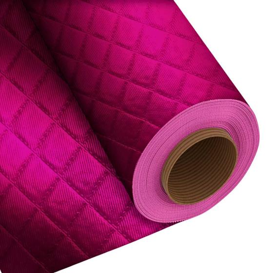 Imagem de Tnt Estampado -  Metalizado Matelasse Pink