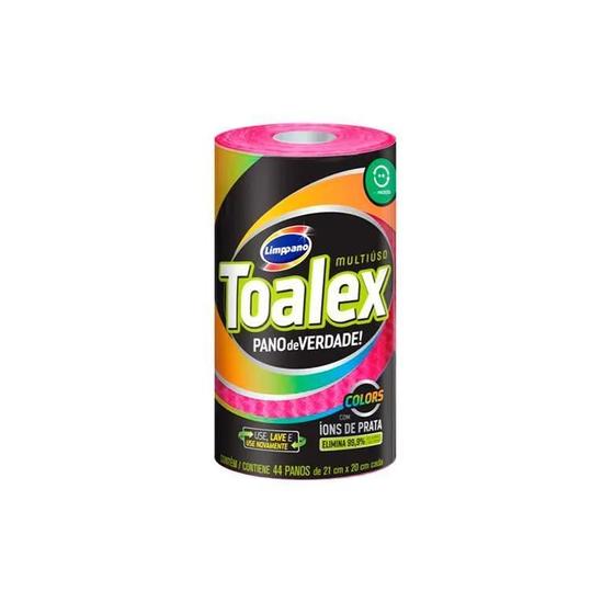 Imagem de Toalex Colors Rosa 44 Panos Multiuso Limppano