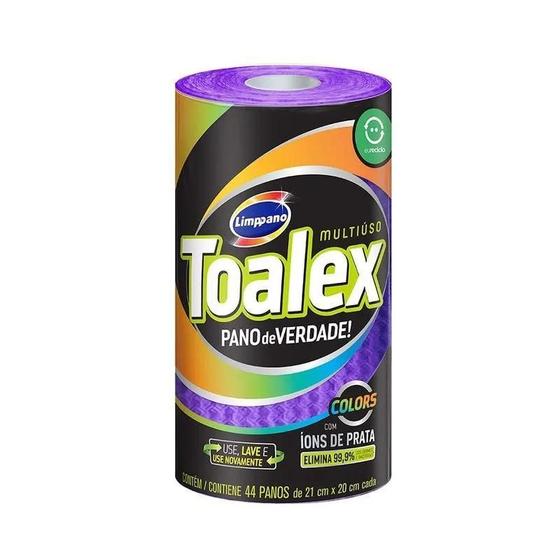 Imagem de Toalex Colors Roxo 44 Panos Multiuso Limppano