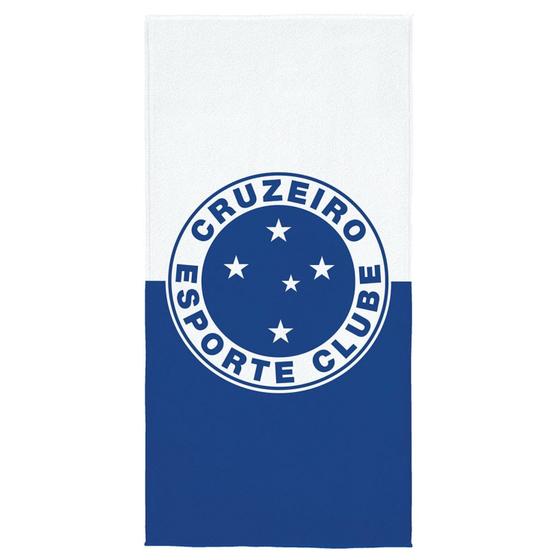 Imagem de Toalha Aveludada Estampada Cruzeiro Time de Futebol Lepper