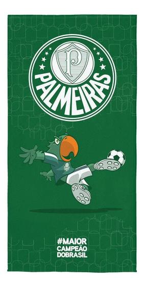 Imagem de Toalha Aveludada Estampada Palmeiras 70 Cm X 1,40M Lepper