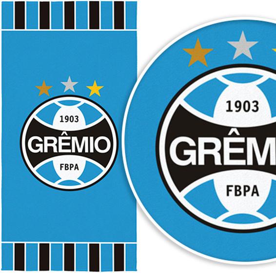 Imagem de Toalha Aveludada Transfer Grêmio 70 cm x 1,40
