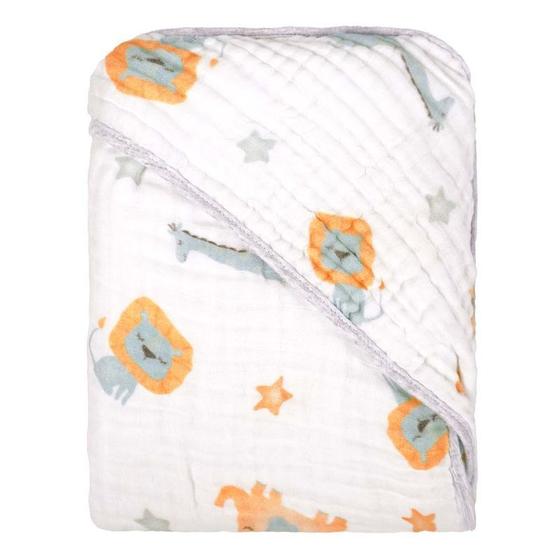 Imagem de Toalha com capuz de canto - baby joy soft - estampado  760795 - incomfral 