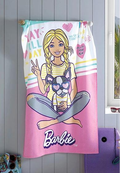 Imagem de Toalha de Banho 70 cm x 1,15m - Barbie 24 - Dohler