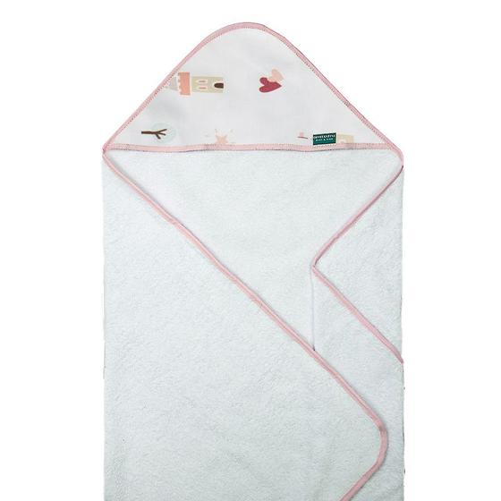 Imagem de Toalha de Banho Baby com Capuz Extra Macia 100% Algodão