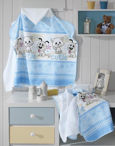 Imagem de Toalha De Banho Bebê Baby Cutie Fralda Com Capuz Dohler
