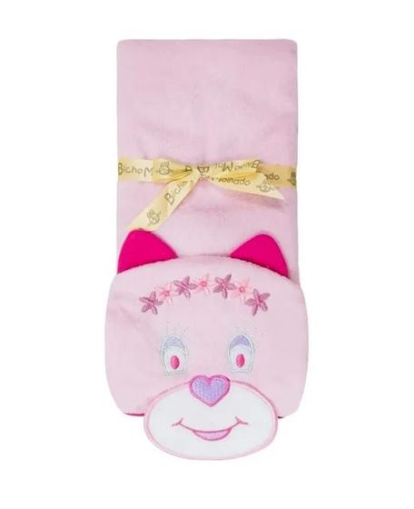 Imagem de Toalha de banho bebê bicho molhado menina com capuz 1520k