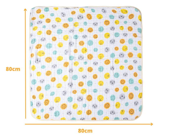 Imagem de Toalha de banho bebê c/ capuz tecido de fralda soft-enxoval