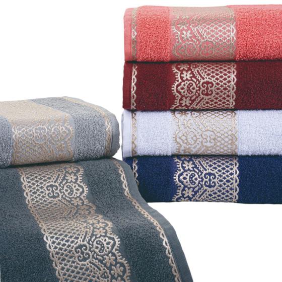 Imagem de Toalha De Banho Colors Algodão Splendore Gold 74x1,50Mts