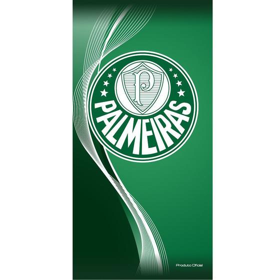 Imagem de Toalha De Banho E Praia Time Aveludada Palmeiras Oficial