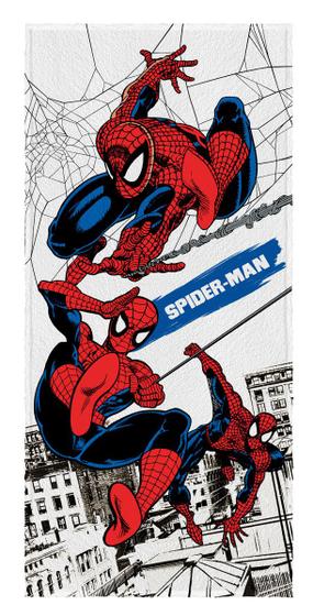 Imagem de Toalha de Banho Felpuda Estampada Spider-Man 0,60cm x 1,20m