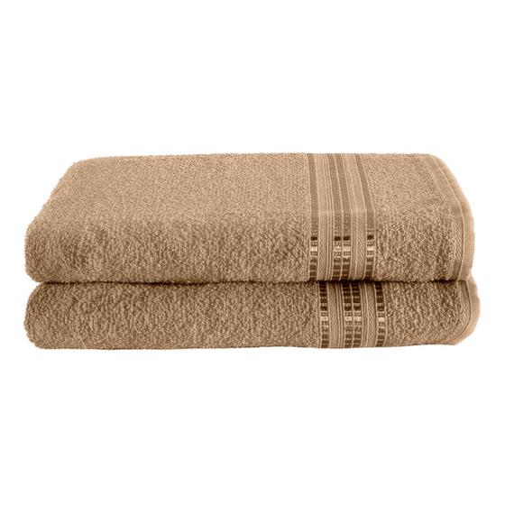 Imagem de Toalha De Banho Felpuda kit Com 2 Peças Linea - Casa Com Amor
