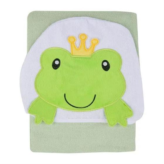Imagem de Toalha de banho Felpuda Papi bebê com Capuz