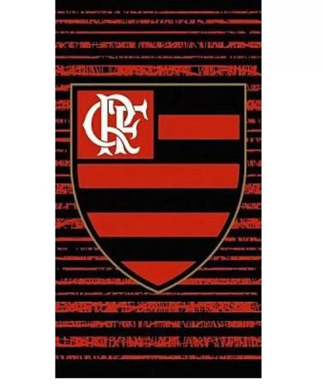 Imagem de Toalha de Banho Felpudo Times de Futebol Flamengo - Linha Licenciados - 70cmx 1,30 REF: 906298