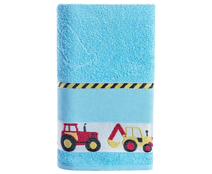 Imagem de Toalha de Banho Infantil 100% Algodão Bordada Estampa Kids