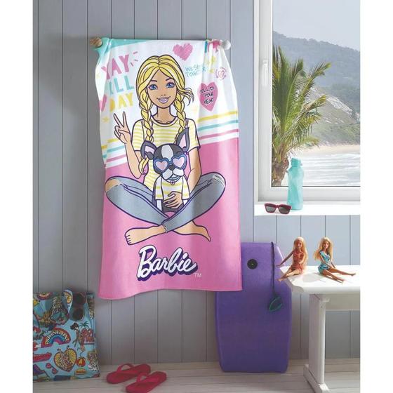 Imagem de Toalha de Banho Infantil Döhler Barbie 24