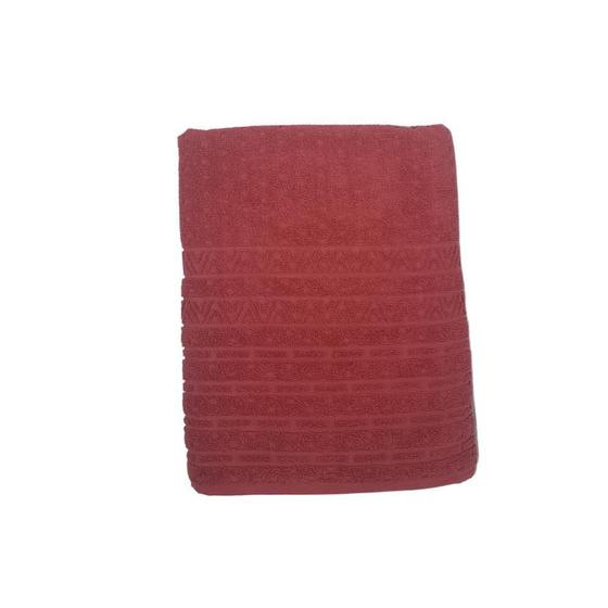 Imagem de Toalha De Banho Matrix Vinho Camesa 70X140Cm 100% Algodão