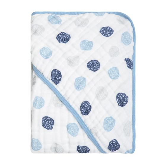 Imagem de Toalha de Banho Papi Soft C/Capuz Estampado para Bebê 80cm X 80cm Contém 01 Un