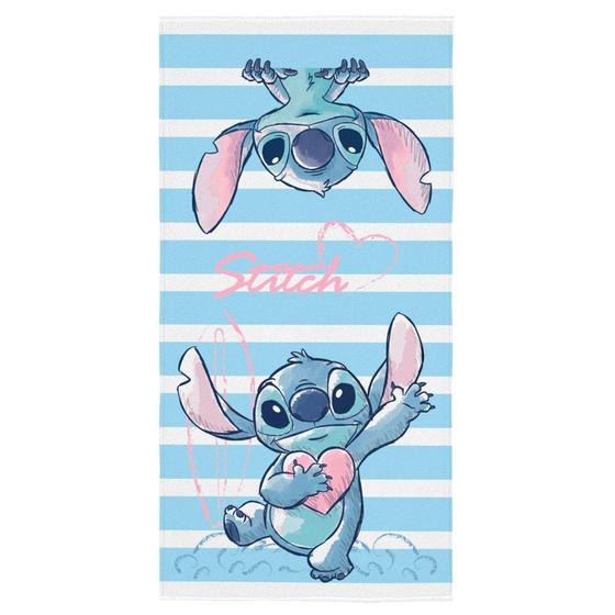 Imagem de Toalha De Banho Stitch Disney Aveludada Lepper