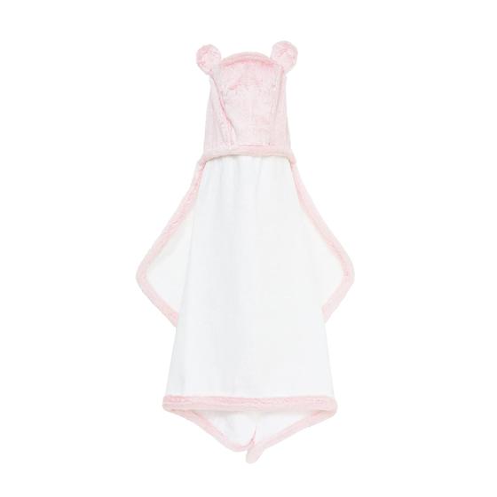 Imagem de Toalha de Bebê Little Giraffe Luxe com Orelhas (41x104cm) - Rosa