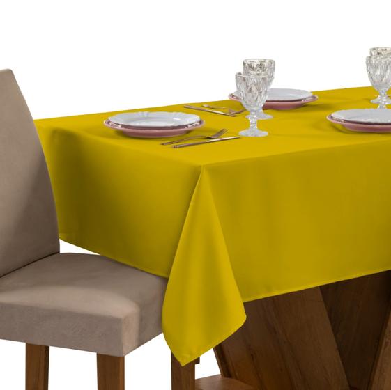 Imagem de Toalha De Mesa 1,50x1,50 Tecido Oxford Quadrada Jantar 4 lugares