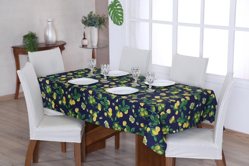 Imagem de Toalha de Mesa 6 Lugares Estampada 1,40 x 2m Sala de Jantar