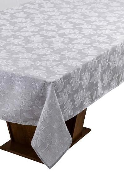 Toalha De Mesa Cinza 8 Lugares Rafimex Menor preço em Toalha De Mesa Cinza 8 Lugares Rafimex