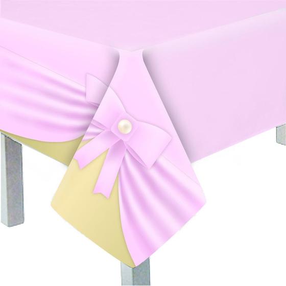 Imagem de Toalha De Mesa Cromus 118x180cm Reinado Da Princesa C/01 Uni - Cromus festas