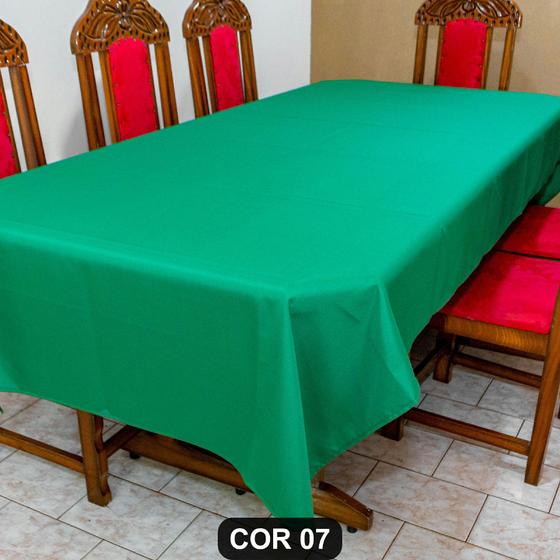 Imagem de Toalha de mesa de sala estampada de natal 2,50x1,40 08 lugar