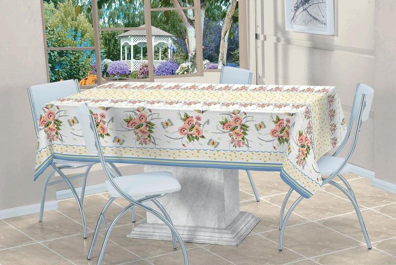 Imagem de Toalha De Mesa Delicata Quadrada 1.40m X 1.40m - Estampada Liberté