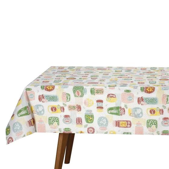 Imagem de Toalha De Mesa Dohler 4 Lugares Limpa Fácil Clean Athenas Estampada 1,40Mx1,40M Quadrada